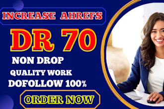 increase ahrefs domain rating ahrefs dr 70