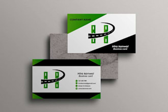 do 2 professional business card design or name card design