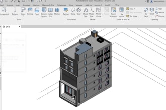 do complete architecture project in revit and mep design