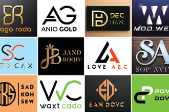design modern, minimalist,  luxury, initial letter logo