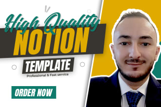 a fully personalized notion template for you