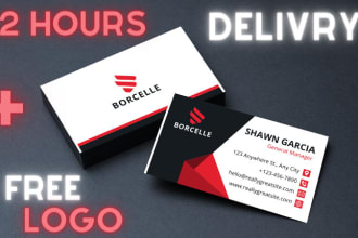 design a modern minimalist, luxury business card in 2 hours