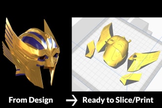 make 3d model for 3d printing cosplay props