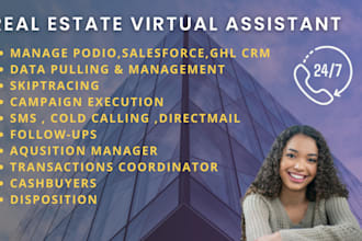 be your real estate virtual assistant and cold caller