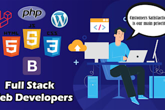 be your full stack developer mern, mean, laravel, wordpress
