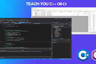 teach you c plus plus or c sharp
