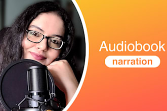 be your audiobook narrator in american or indian accent