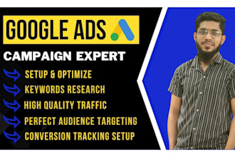 setup manage and optimize google ads campaign