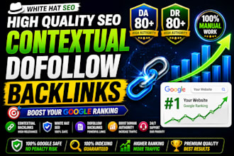 create high authority da 90 plus SEO dofollow backlinks for google ranking