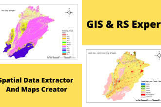do raster, vector mapping with arcgis, google earth engine