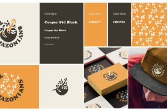 develop a comprehensive brand style guide, including logo