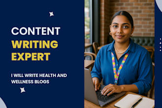 write health and wellness blogs