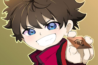 draw profiles pictures in chibis