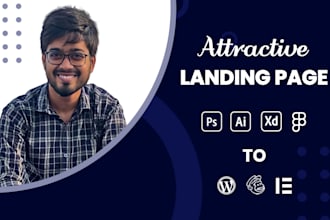 design modern wordpress website , lander , blog site for you