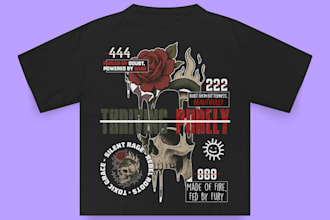 design streetwear clothing merch graphic t shirt and hoodie