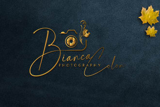 design photography logo watermark or signature