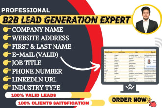provide targeted b2b lead generation, real estate lead, ecommerce lead