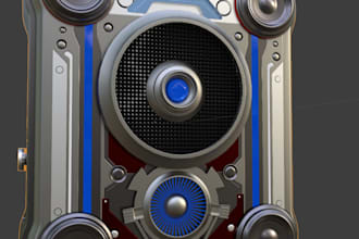 do hard surface modeling for you in maya