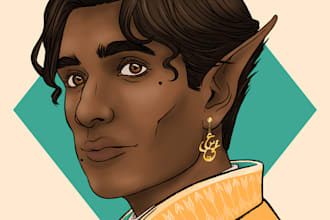 create fantasy character portraits