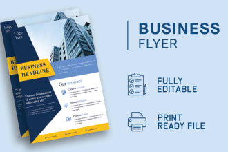 design business flyer, real estate flyer and event flyer