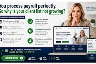 create responsive payroll website financial advisor website payroll automation
