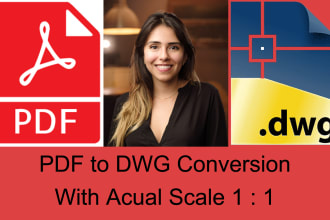 convert pdf, blueprint sketch, jpg to autocad, cad,dwg