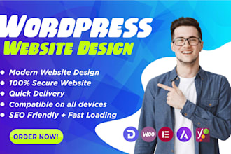 build wordpress website design development for your business