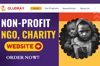 design nonprofit, ngos, charity, donation, fundraising, home care website