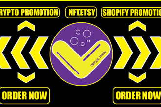 promote crypto, nft, digital art, token and blockchain projects marketing