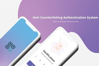 create anti counterfeiting authentication system