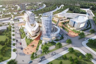 do master plan design concept for commercial, residential, and real estate