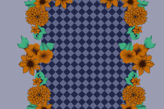 design seamless digital pattern for textiles, prints