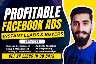 setup real estate facebook ads, media buyer, run meta ads, lead generation ads