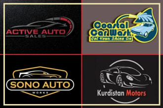 do create a design automotive, garage and car wash logo