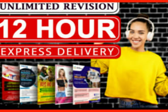 amazing church or invoice flyer design within 12 hours