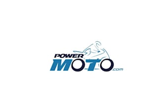 design eye catching premium great power moto logo with elegance