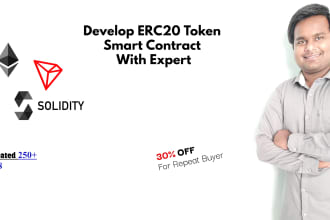 create erc20 token smart contract in solidity