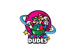design awesome mushroom characters logo