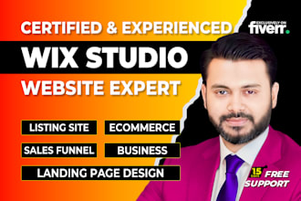 do wix website design on wix studio wix website redesign wix website development