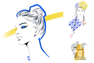 draw instagram, advertising, or book illustrations