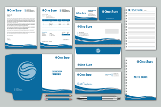 do business card, letterhead, stationery design and corporate identity