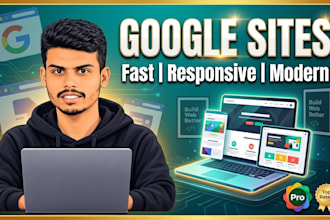 create a modern, responsive website using google sites
