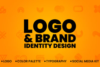 design a minimalist logo with brand identity and brand style guides