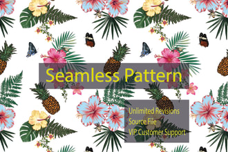 design seamless patterns, custom textile prints, repeating floral designs