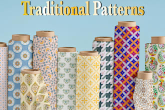create indian traditional seamless pattern design