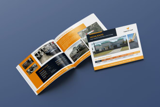 design a real estate offering memorandum brochure and flyer