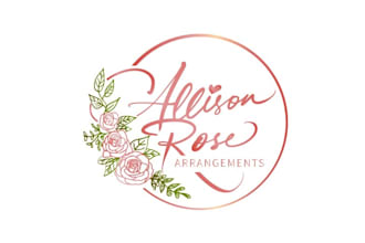 design best floral feminine watercolor logo