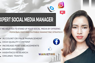 be your professional social media manager and strategist