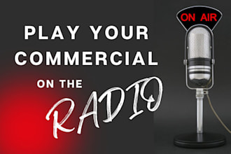 play your business commercial ad on internet radio station