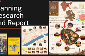 do quality urban planning research and report writing work